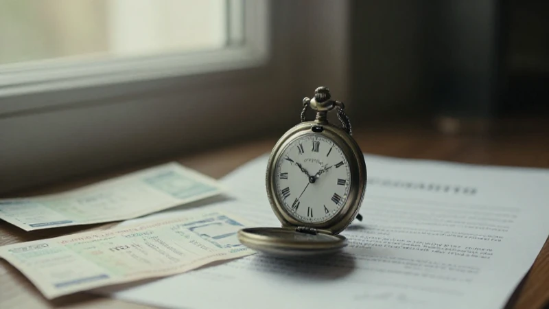 Reloj antiguo y empeño, luz suave en escena