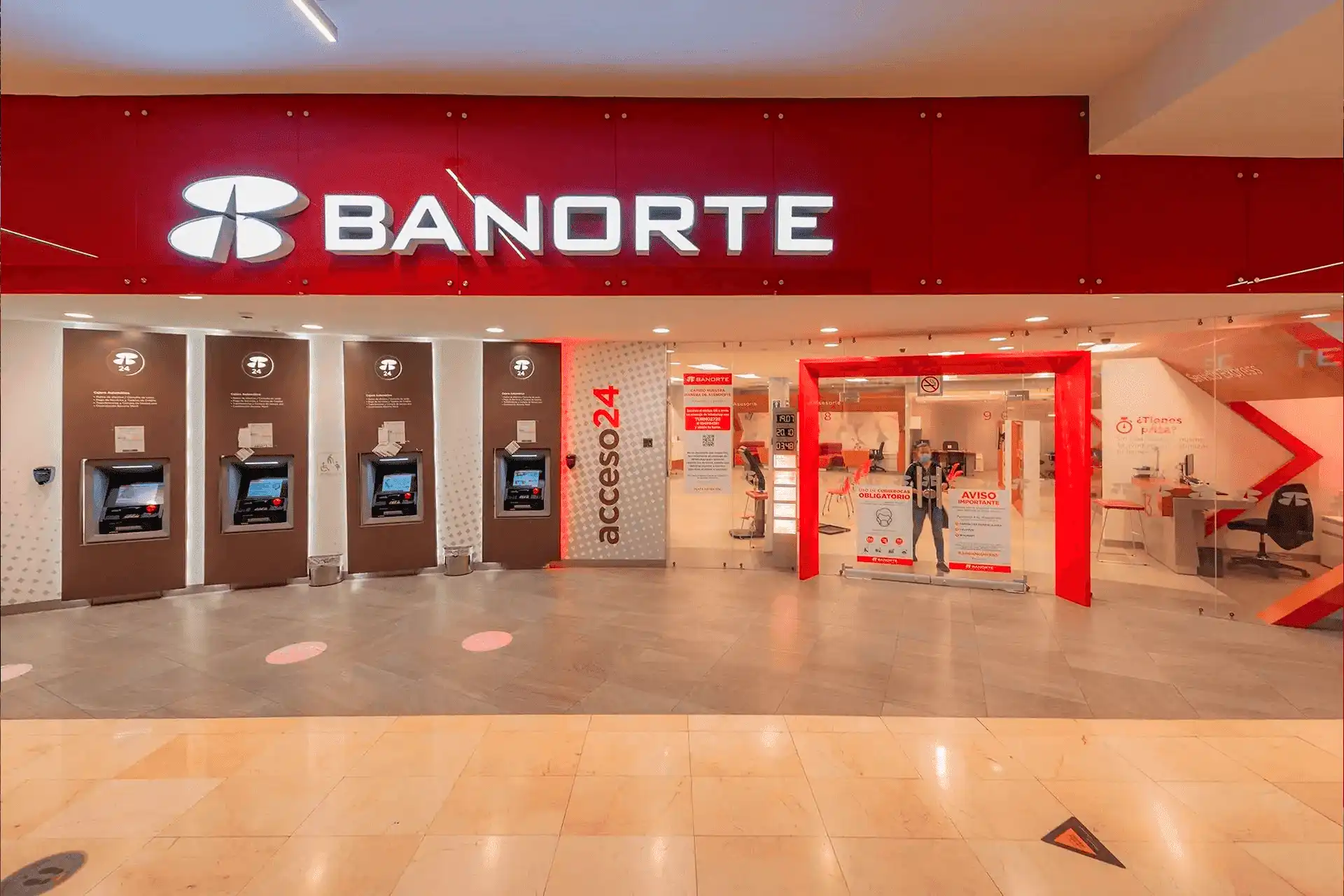 donde encontrar la sucursal banorte mas cercana y su atencion