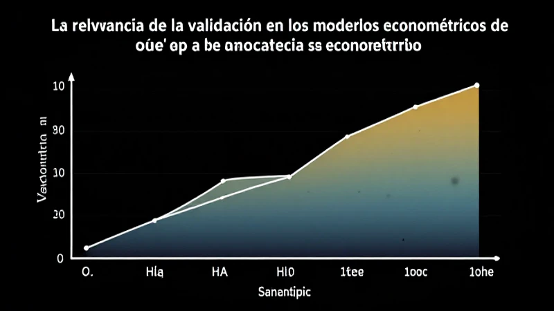 Econometría valida modelos para análisis económico.