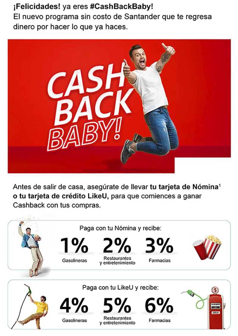 Es Like U la cuenta de débito de Santander con gran cashback 8 es like u la cuenta de debito de santander con gran cashback