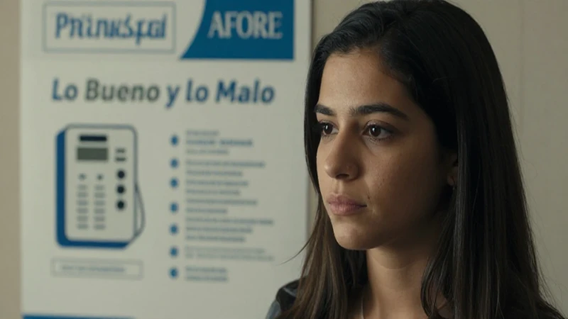 Mujer pensativa, luz suave y AFORE Principal