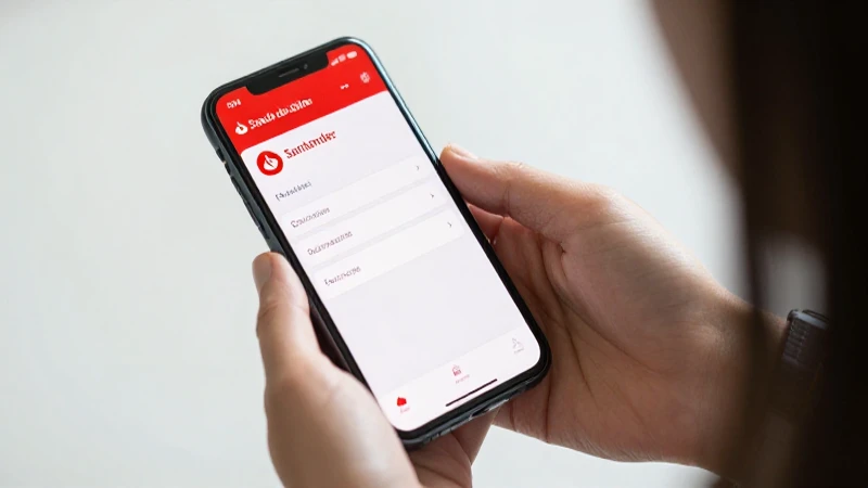 Estado de cuenta Santander: Cómo descargarlo en PDF y móvil 13 Persona usa app bancaria en su móvil
