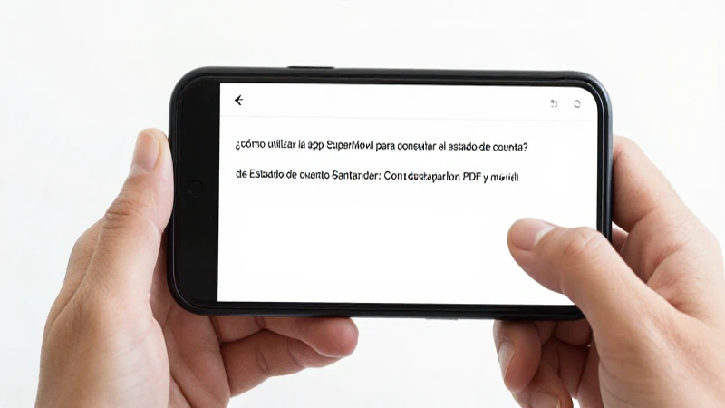 Estado de cuenta Santander: Cómo descargarlo en PDF y móvil 12 Móvil muestra aplicación, manos sostienen, iluminación brillante.,smartphone,hands holding phone,studio lighting