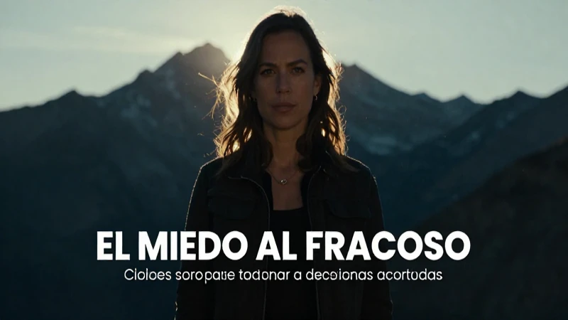 Mujer segura, cima, luz dramática, cine.