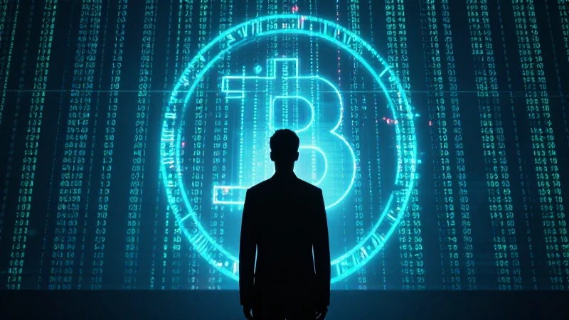 Cuáles son las mejores tácticas y consejos para el trading de cripto 15 Un operador frente a una matriz de criptomonedas brillantes.