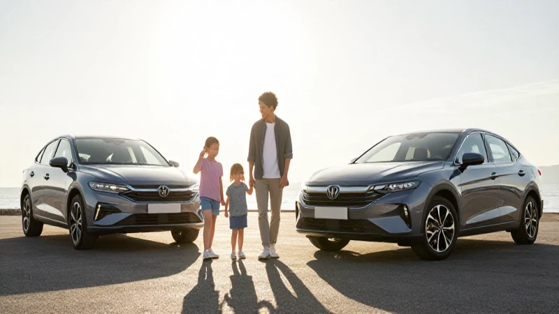 Guía de autos para familias modernas y soleadas.