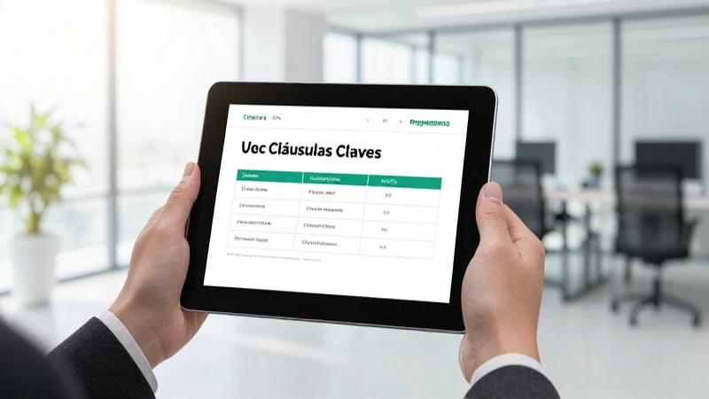 Financiamiento: claves, cliente, oficina y progreso.