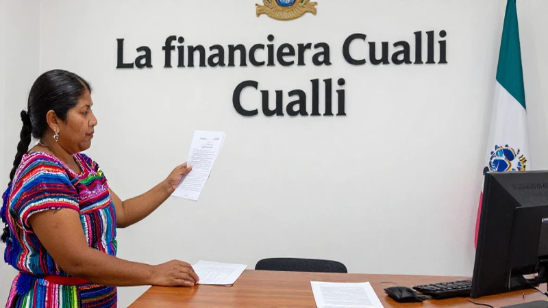 Financiera Cualli: visión documental del Condusef