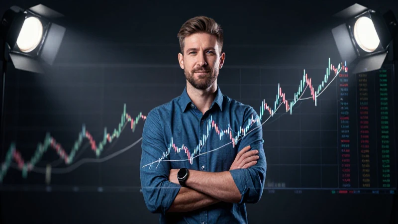 Flipping 2.0: El Atajo para Duplicar tu Cuenta de Trading 10 Trader seguro estudia gráficos con iluminación dramática