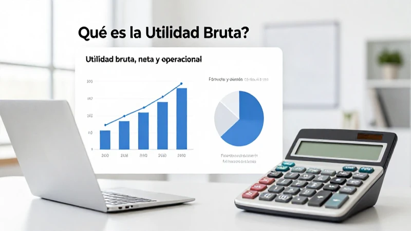 Describe la utilidad bruta: ingresos menos costes
