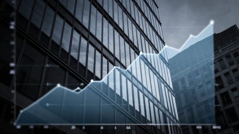 Gráfico financiero en oficina con luz dramática