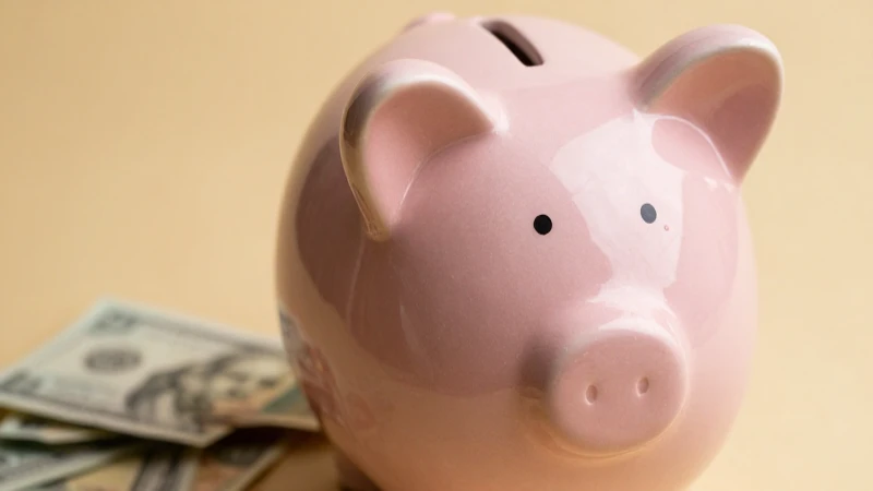 Primeros ahorros, cerca, colores vivos