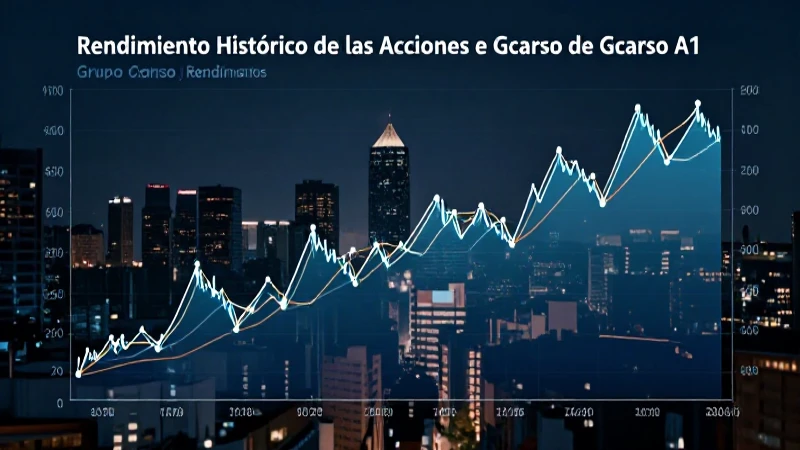 Gcarso A1: Análisis y Rendimiento de Acciones Grupo Carso 11 Gráfico bursátil de Grupo Carso, ilusionante.