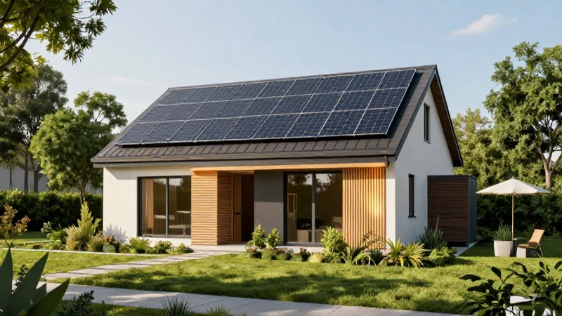 Qué es una hipoteca verde y qué necesitas saber sobre ella 14 Casa moderna y sostenible, iluminada por el sol.
