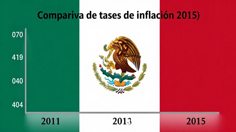 Inflación mexicana: evolución 1970-2015.