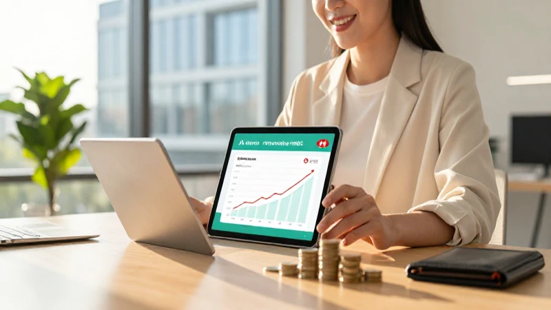 Ahorro Flexible HSBC: requisitos, comisiones y sus ventajas 13 Asesor financiero mostrando crecimiento de ahorros.