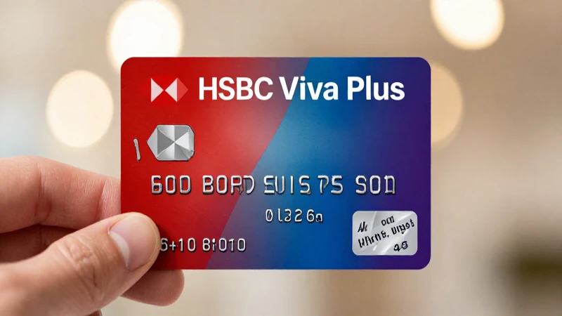 Tarjeta HSBC Viva Plus, colores vibrantes y bokeh