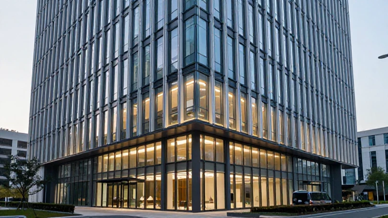 Edificio moderno con vista panorámica y luz brillante