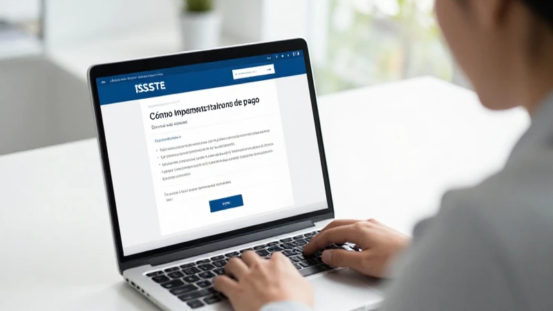 Imprime tus talones de pago ISSSTE fácilmente