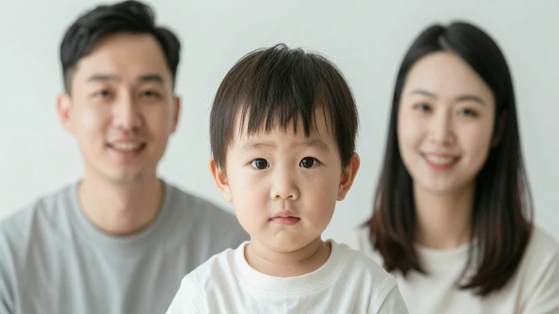 Retrato infantil con fondo suave y difuso