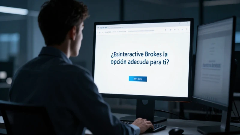 Interactive Brokers: analiza su plataforma para operar