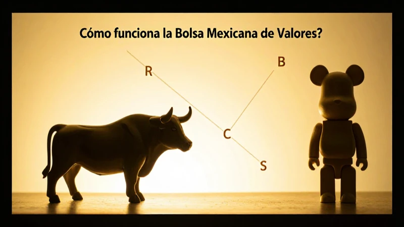 La imagen ilustra la inversión en la Bolsa Mexicana.