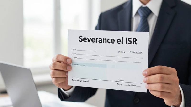 El finiquito incluye recuperación del ISR retenido.