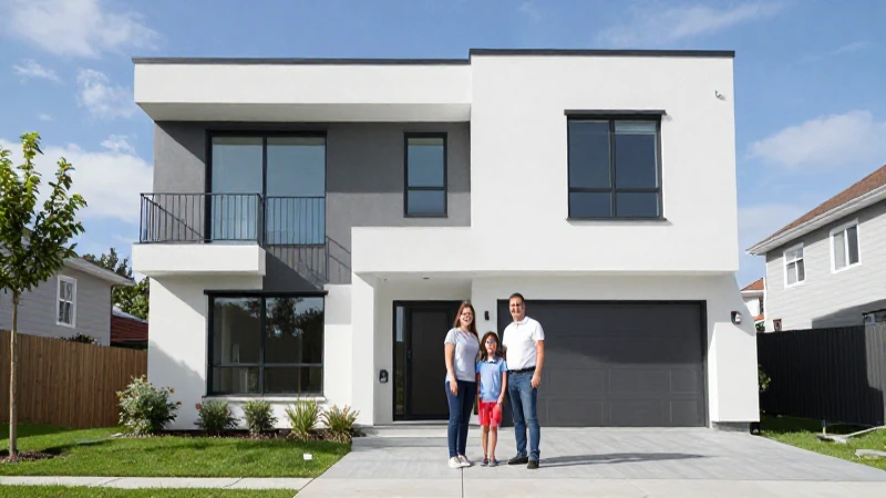 Issfam Préstamo Hipotecario: Tasas y Créditos para 2026 19 Casa moderna, familia feliz, sol brillante.