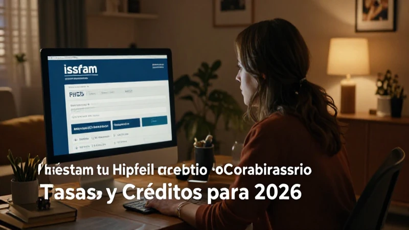 Issfam Préstamo Hipotecario: Tasas y Créditos para 2026 16 Crédito hipotecario: tasas, consejos y 2026.