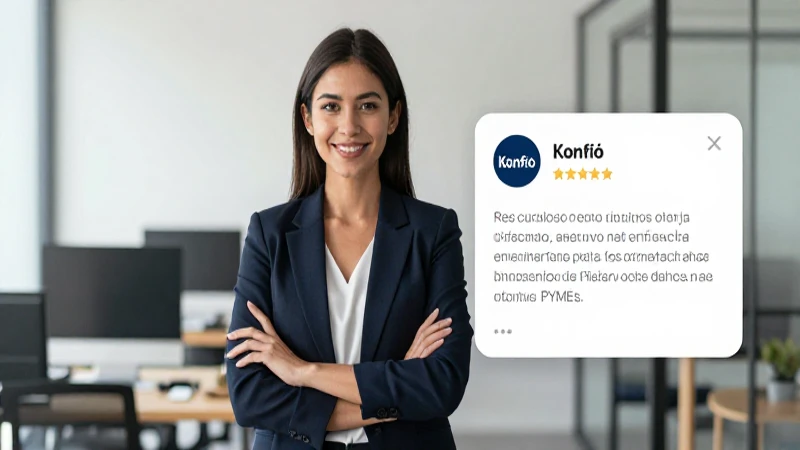 Konfío ofrece servicios financieros para PYMEs.
