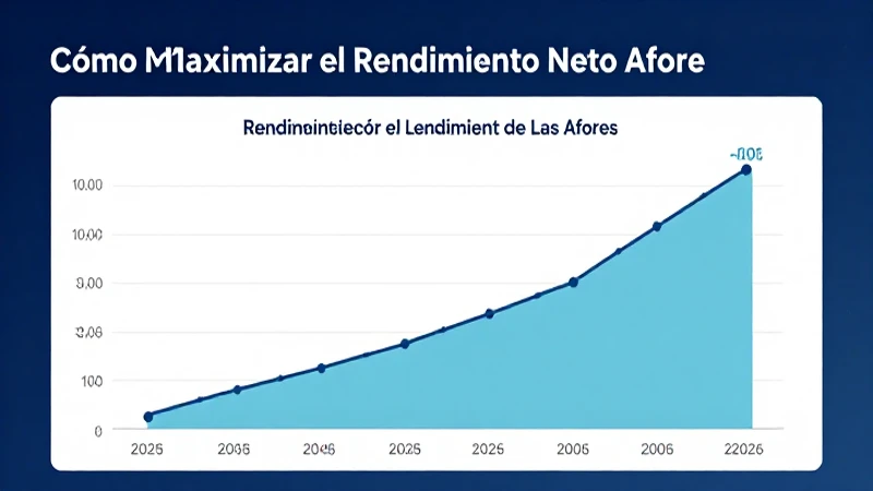 El gráfico muestra rendimiento de las Afores