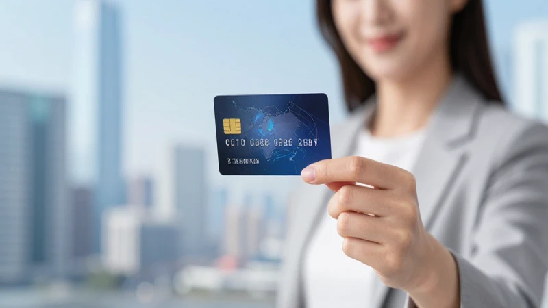 Cuáles son las mejores tarjetas de débito sin comisiones en 2026 13 Mujer usa tarjeta en ciudad futurista.