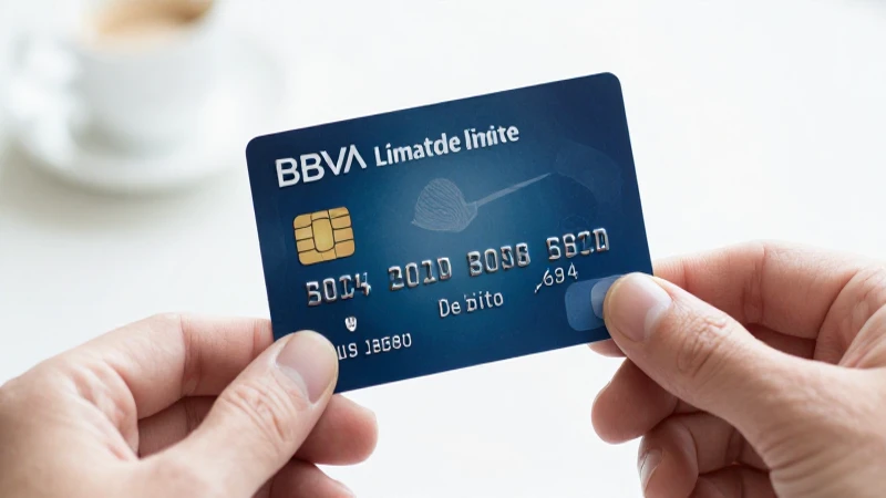 Consulta el límite de tu tarjeta BBVA.