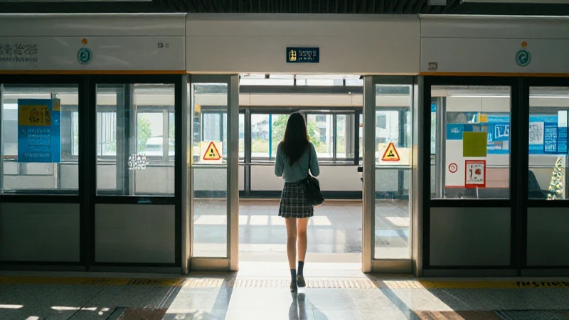 Es accesible el Metro Colegio Militar y qué beneficios ofrece 12 Mujer entra a la estación, luz cinematográfica