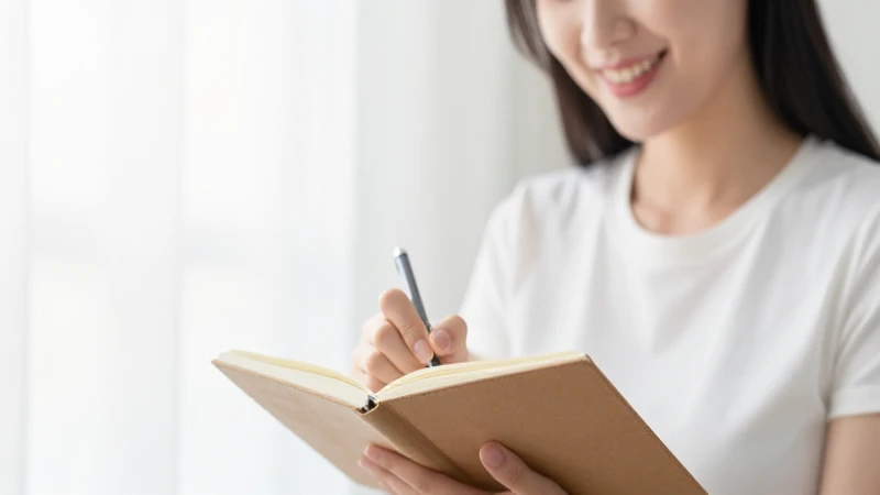 Qué es el patrimonio neto y cómo calcular tu net worth 8 Mujer sonriente con cuaderno, luz suave