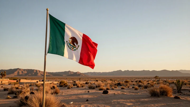 Banderas, desierto, sol y tenencia vehicular.