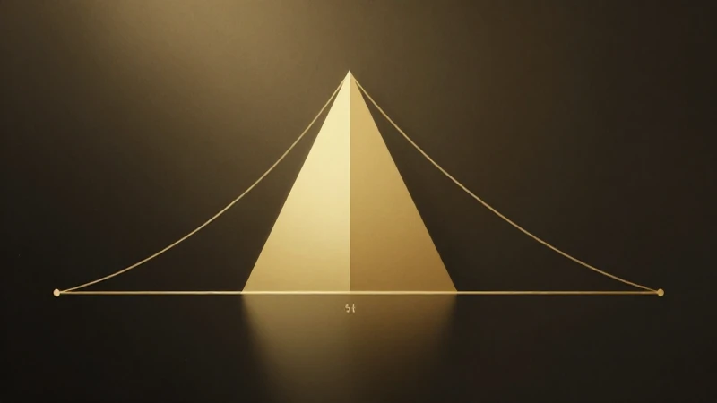 Formas geométricas, proporción áurea y luz dramática.