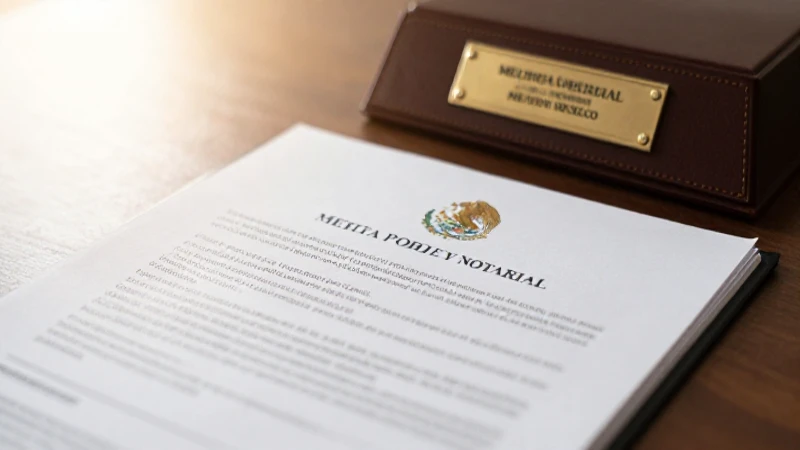 Poder notarial: autoriza representación legal en México