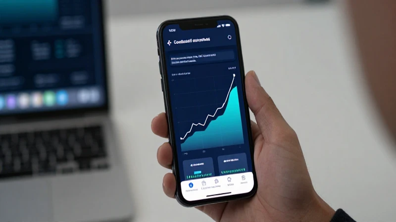 Gráficos financieros en pantalla, estilo moderno
