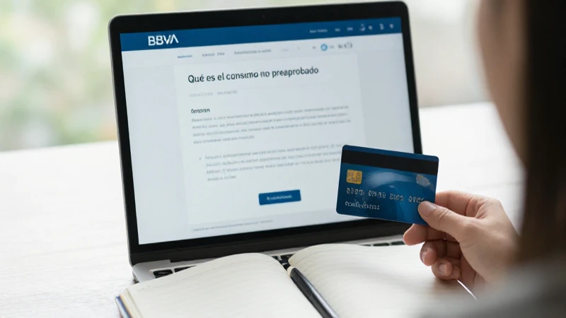 Documento digital y banca en línea visibles