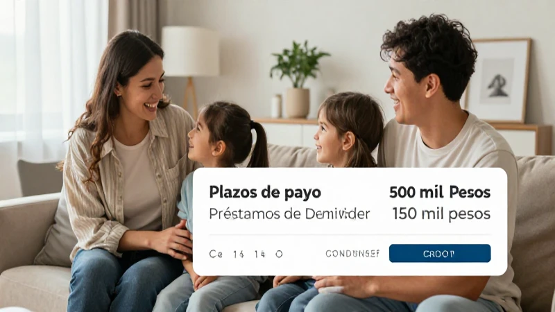 Préstamos flexibles de 15 mil a 500 mil pesos.