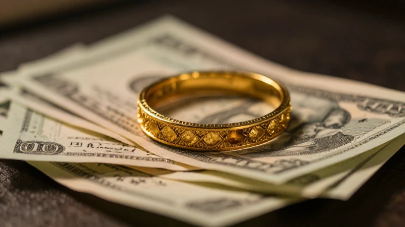 Joyas de oro, dinero y luz cinematográfica