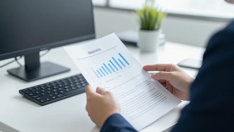Revisan documentos en oficina moderna