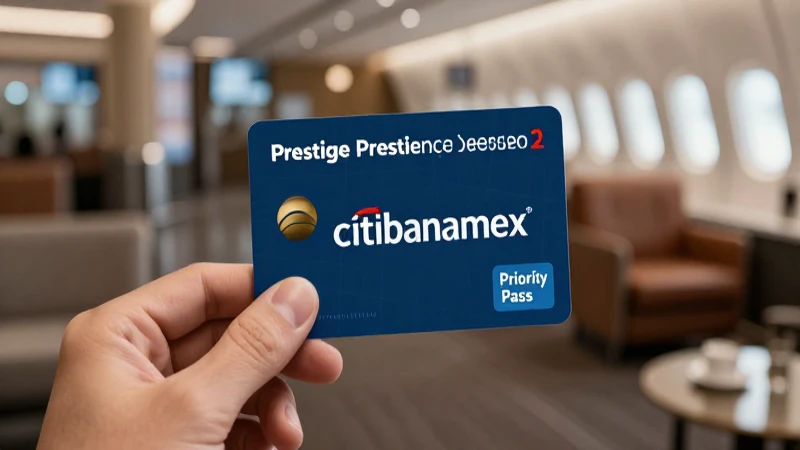 Tarjeta Prestige Citibanamex: acceso a salas VIP