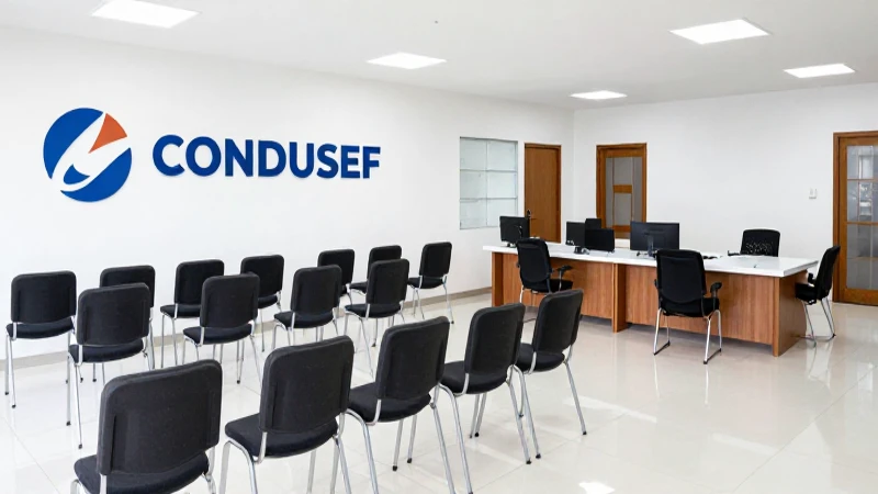 Oficinas CONDUSEF en Veracruz, con buena iluminación.
