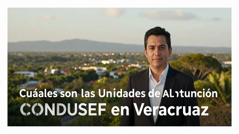 Representante CONDUSEF, paisaje veracruzano, luz cálida.