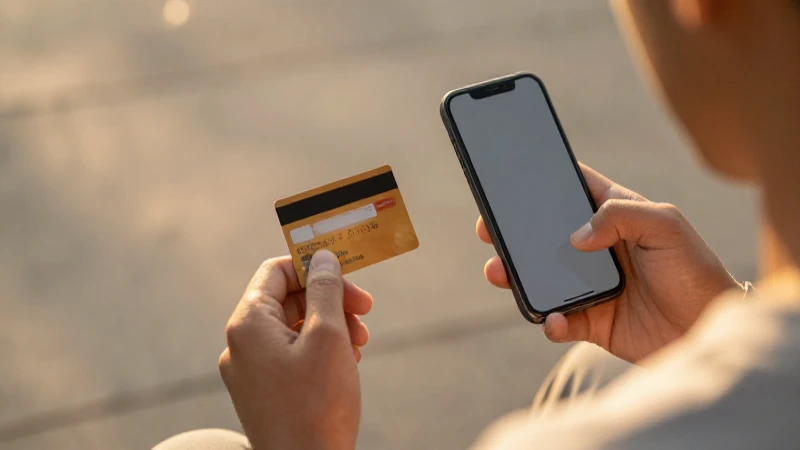 Cuáles son las mejores ofertas de Santander para Buen Fin 2026 15 Hombre usa tarjeta y móvil al atardecer