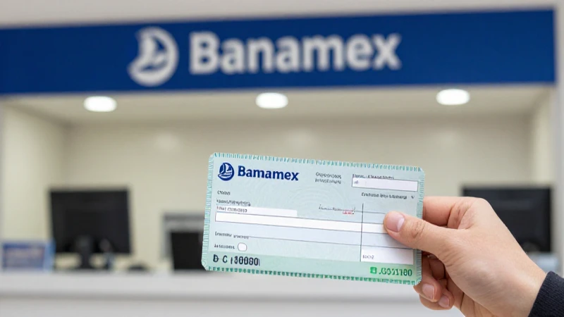Cobra cheques de Banamex en otros bancos.