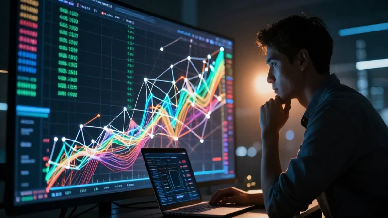 Analiza opciones binarias con tecnología futurista.
