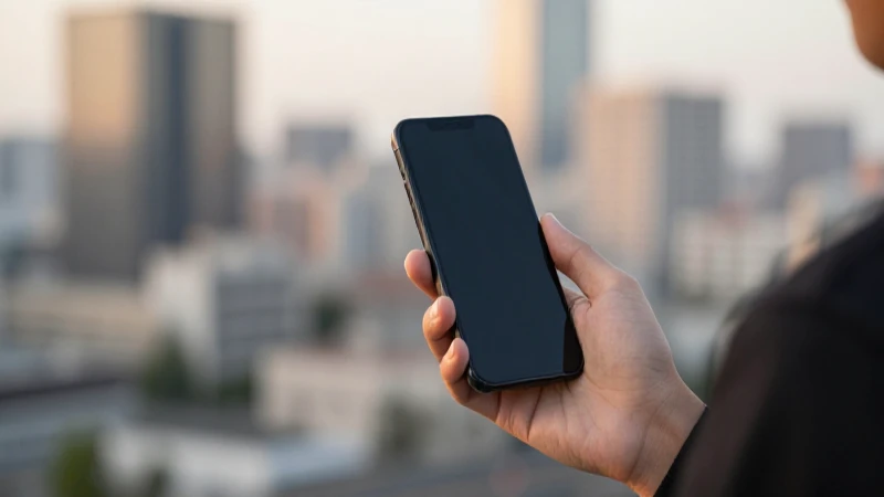 Qué es CoDi: Guía Básica para Comprender su Funcionamiento 11 Persona con smartphone, fondo urbano difuminado